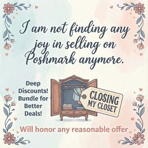 Closet Clear Out Sale - Deep Discounts on All Items